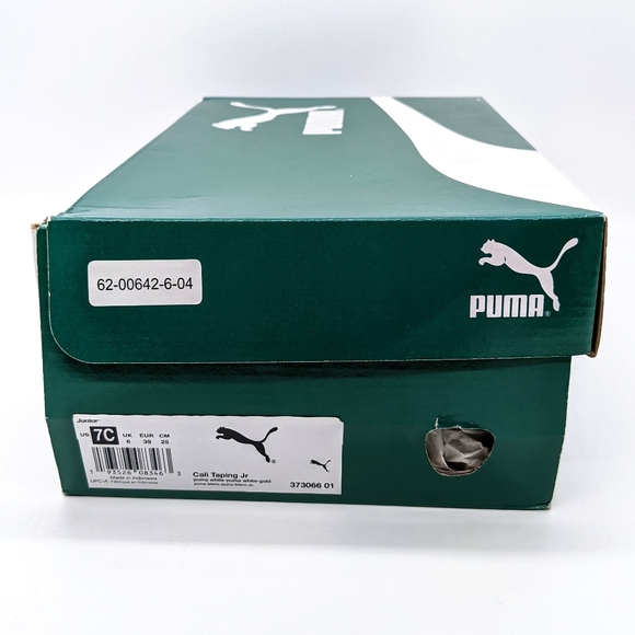 Puma Cali Taping Jr. White Gold Size 7 - Picture 6 of 6